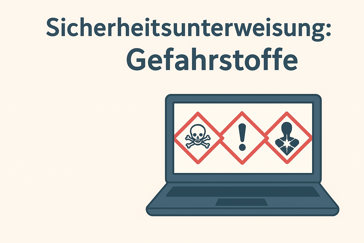 Sicherheitsunterweisung: Gefahrstoffe